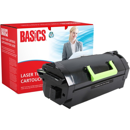 Basics® Remanufactured Laser Cartridge High Yield (Lexmark® MS710/MX710) Black - Laser - High Yield - 25000 Pages