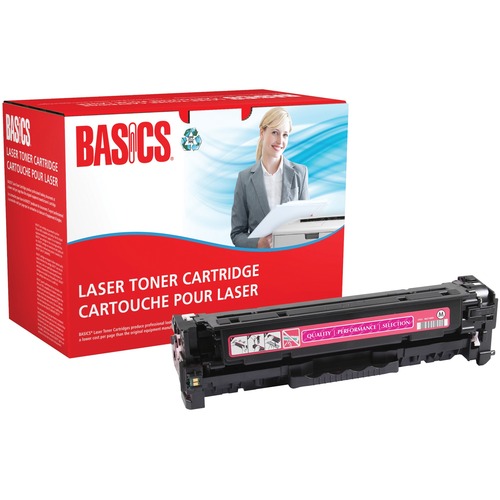 Basics® Remanufactured Laser Cartridge (HP 312A) Magenta - Laser - 2400 Pages
