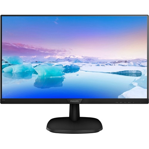 Philips 273V7QJAB 27" Full HD WLED LCD Monitor - 16:9 - Textured Black - 27" Class - In-plane Switching (IPS) Technology - 1920 x 1080 - 16.7 Million Colors - 250 Nit - 5 ms - 75 Hz Refresh Rate - HDMI - VGA - DisplayPort