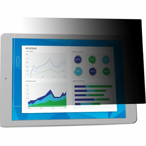 3M™ Privacy Screen Protector for Apple® iPad Pro® 12.9in 3rd - 5th Gen, PFTAP010 - For 12.9"LCD Tablet - 4:3 - Scratch Resistant, Fingerprint Resistant, Dust Resistant - Anti-glare - for Apple