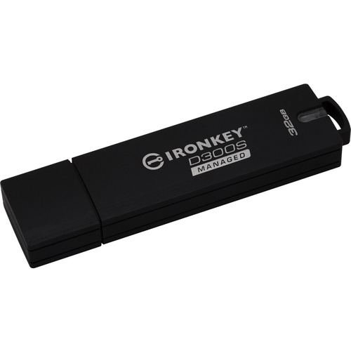 IronKey 32GB D300SM USB 3.1 Flash Drive - 32 GB - USB 3.1 - 256-bit AES - TAA Compliant