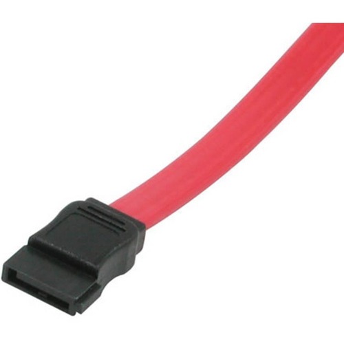 C2G 36in 7-pin 180° 1-Device Serial ATA Cable - Female SATA - Female SATA - 36" - Red