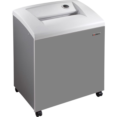 Dahle CleanTEC 51514 Oil-Free Paper Shredder w/Fine Dust Filter - Non-continuous Shredder - Cross Cut - 28 Per Pass - for shredding Staples, Paper Clip, Credit Card, CD, DVD - 0.125" x 1.563" Shred Size - P-4 - 18 ft/min - 12" Throat - 20 Minute Run Time 
