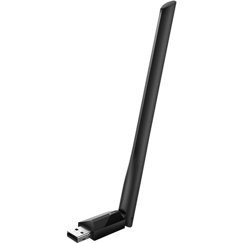 TP-Link Archer T2U Plus - IEEE 802.11ac Dual Band Wi-Fi Adapter for Desktop/Notebook - with 2.4GHz - 5GHz High Gain Dual Band 5dBi Antenna - Supports Win10/8.1/8/7/XP and Mac OS 10.9-10.14