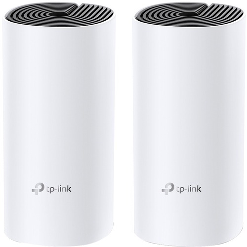 TP-Link Deco M4 IEEE 802.11ac 1.17 Gbit/s Wireless Access Point - 2.40 GHz, 5 GHz - 2 x Internal Antenna(s) - MIMO Technology - 2 x Network (RJ-45) - Bluetooth 4.2 - Desktop - 2 Pack