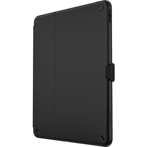Speck Presidio Pro Folio Carrying Case (Folio) for 12.9" Apple iPad Pro (2018) Apple Pencil - Black - Drop Resistant, Shock Absorbing, Scratch Resistant, Shatter Resistant, Scuff Resistant, Abrasion Resistant, Temperature Resistant, Chemical Resistant, Cr
