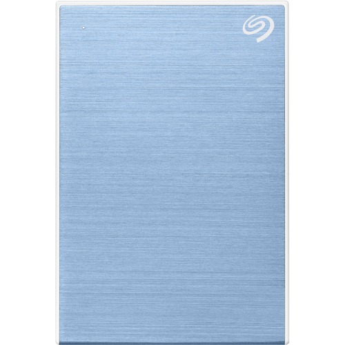 Seagate, Seagate Backup Plus Slim STHN2000402 2 TB Portable Hard Drive - External - Light Blue, 1 EA