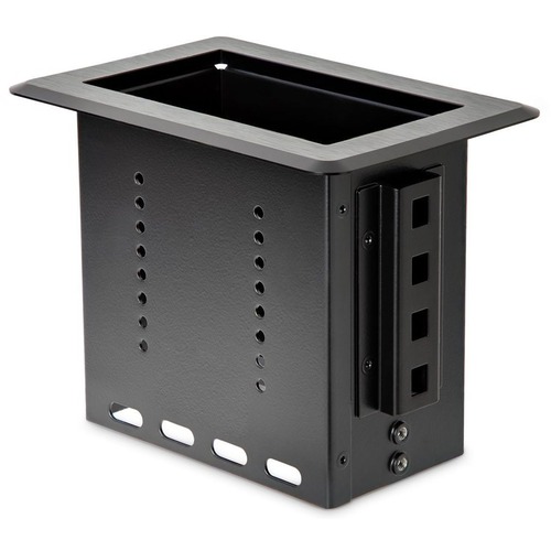 StarTech.com Single-Module Conference Table Connectivity Box - For Adding Power / Charging / AV / Laptop Docking Module - Single-Module Conference Table Connectivity Box - Customizable Solution - Add a connectivity module (sold separately) to the architec