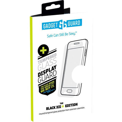 Gadget Guard Samsung Galaxy S10e Insured Tempered Glass Screen Protector Black - For LCD Smartphone - Smudge Resistant - Tempered Glass
