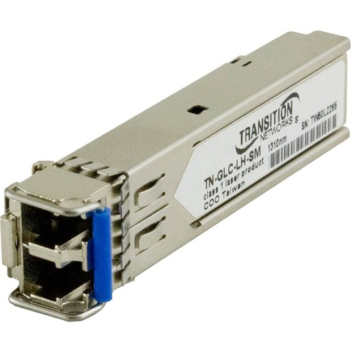 Transition Networks TN-GLC-LH-SM SFP (mini-GBIC) Module - For Data Networking, Optical Network - 1 x LC 1000Base-LX Network - Optical Fiber - Single-mode - Gigabit Ethernet - 1000Base-LX