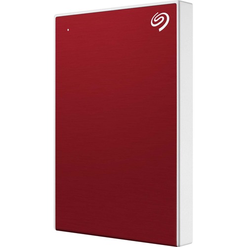 Seagate, Seagate Backup Plus Slim STHN2000403 2 TB Portable Hard Drive - 2.5in External - Red, 1 EA