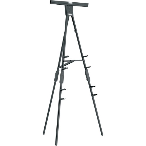 Da-Lite Whiteboard Stand - 45.36 kg Load Capacity - 60" (1524 mm) Height - Aluminum - Black