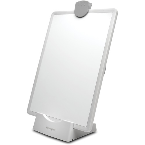 Kensington Multi-Function Copy Holder - 20" (508 mm) x 13.80" (350.52 mm) x 16" (406.40 mm) x - 1 Each - Gray, White