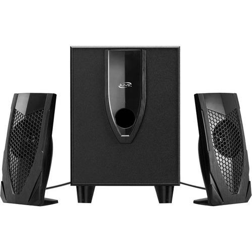 iLive IHB18B 2.1 Bluetooth Speaker System - Black - Bluetooth - Bluetooth Pairing, Built-in Subwoofer, Wireless Audio Stream
