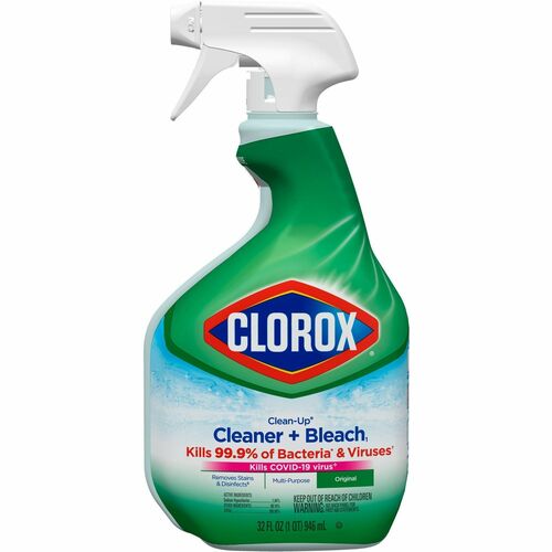 Clorox Clean-Up All Purpose Cleaner with Bleach - For Multipurpose - 32 fl oz (1 quart) - Original Scent - 1 Each - Deodorize, Disinfectant, Easy to Use - Multi