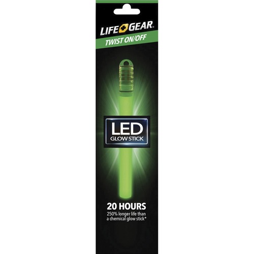 Life+Gear LED Reusable Glow Stick - LR44 - Green