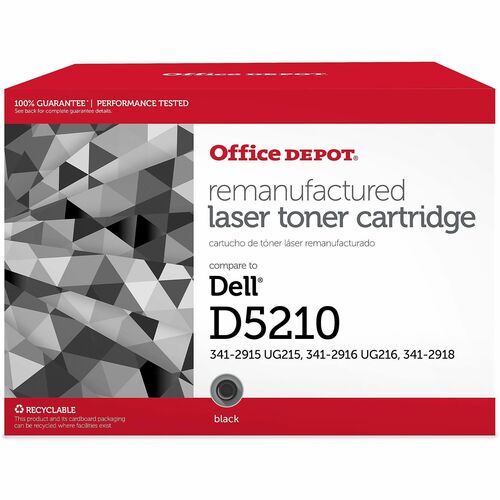 Office Depot® Remanufactured Black High Yield Toner Cartridge Replacement For Dell™ HD767, ODD5210 - 20000 Pages