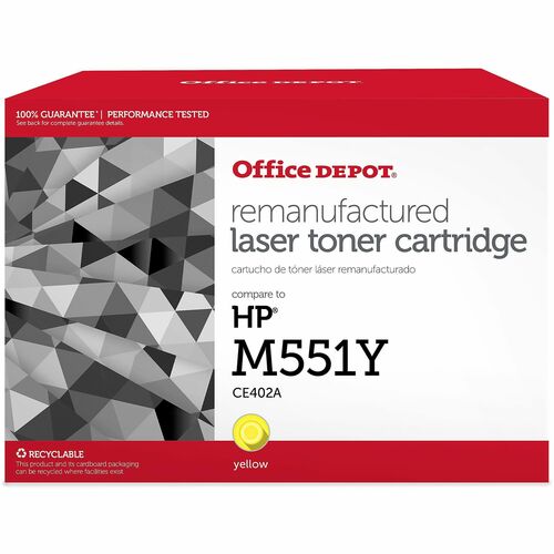 Office Depot® Remanufactured Yellow Toner Cartridge Replacement For HP M551Y - 6000 Pages