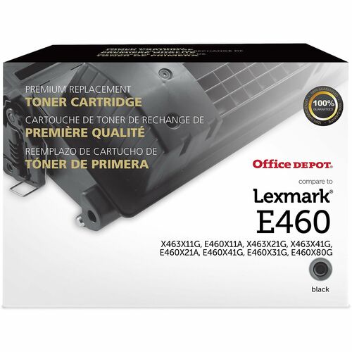 Office Depot® Remanufactured Black Extra-High Yield Toner Cartridge Replacement For Lexmark™ E460, ODE460EHY - 15000 Pages