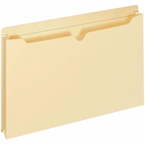 Office Depot® Brand Manila DoubleTop File Jackets, 2" Expansion