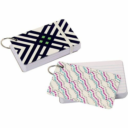 Office Depot® Brand Fashion Index Cards, 3" x 5" , Ruled, Assorted