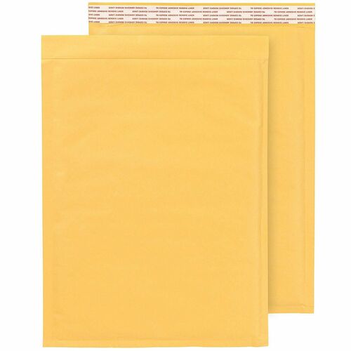 Office Depot® Brand Self-Sealing Bubble Mailers Size 2, 8 1/2" x 11 1/8" , Box Of 100 - Bubble - 11 1/8" Width x 8 1/2" Length - Self Adhesive - Gold - 100 Box