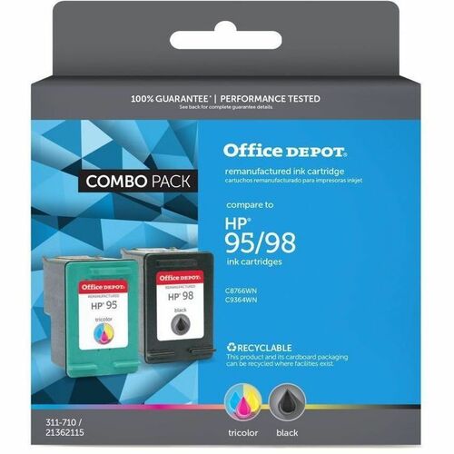 Office Depot® Brand Remanufactured Black And Tri-Color Ink Cartridge ...