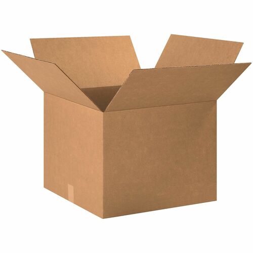 Office Depot® Brand Corrugated Cartons, 20" x 20" x 15" , Kraft, Pack Of 20 - External Dimensions: 20" Length x 20" Width x 20" Depth x 15" Height - Standard Duty - Paper, Cardboard - Kraft - For Shipping - Recycled - 20 / Box