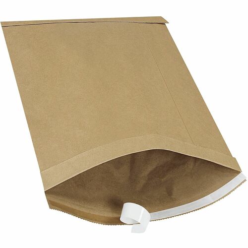 Office Depot® Brand Kraft Self-Seal Padded Mailers, #5, 10 1/2" x 16" , Pack Of 25 - Padded - 16" Width x 10 1/2" Length - Self Adhesive - Kraft - 25 / Pack