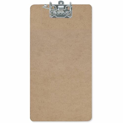 Office Depot® Brand Clipboard With Arch Clip, 9" x 15 1/2" , 100% Recycled, Brown - 8 1/2" x 11" , 8 19/64" x 11 45/64" Sheet Size - Arch - Fiberboard - Brown - 1 Each