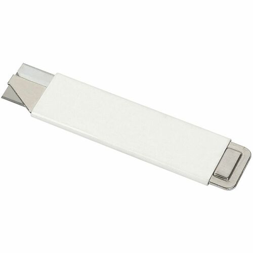 Office Depot® Brand Steel Box Cutters, White, Pack Of 12 Utility
