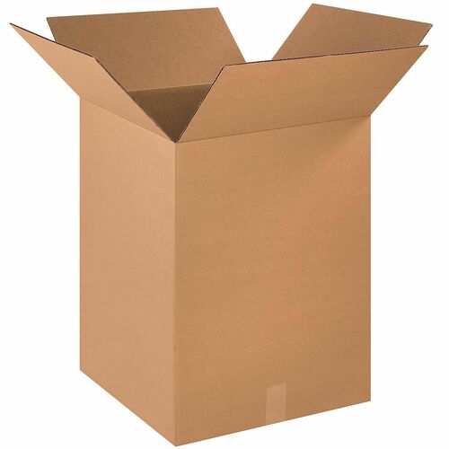 Office Depot® Brand Tall Boxes, 18" x 18" x 24" , Kraft, Pack Of 15 - External Dimensions: 18" Length x 18" Width x 18" Depth x 24" Height - Standard Duty - Paper, Cardboard - Kraft - For Shipping - Recycled - 15 / Box