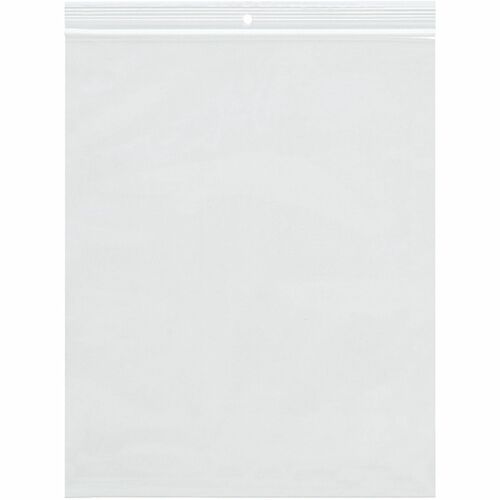 Partners Brand 2 Mil Reclosable Poly Bags With Hang Hole, 3" x 3" , Clear, Case Of 1000 - 3" Length x 3" Width x 2 mil (51 Micron) Thickness - Low Density - Zipper Closure - Clear - Low Density Polyethylene (LDPE) - 1000 Case