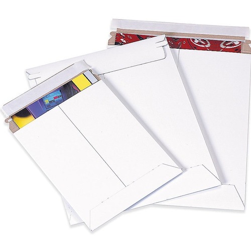 Office Depot Self-Seal Stayflats Mailers, 18" x 24" , White, Box Of 50 - Shipping - 24" Width x 18" Length - Self-sealing - White - Paper, Paperboard - 50 / Case