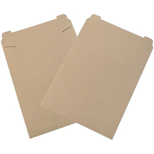 Office Depot Kraft Flat Mailers, 18" x 24" , Box Of 50 - Shipping - 24" Width x 18" Length - Flap - Kraft, Brown - 50 / Case