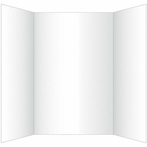 Office Depot® Brand Tri-Fold Display Foam Board, 36" x 48" , White - White Foam Surface - Dual Sided, Foldable - 36" Height x 48" Width x 0.2" Depth - 1 Each