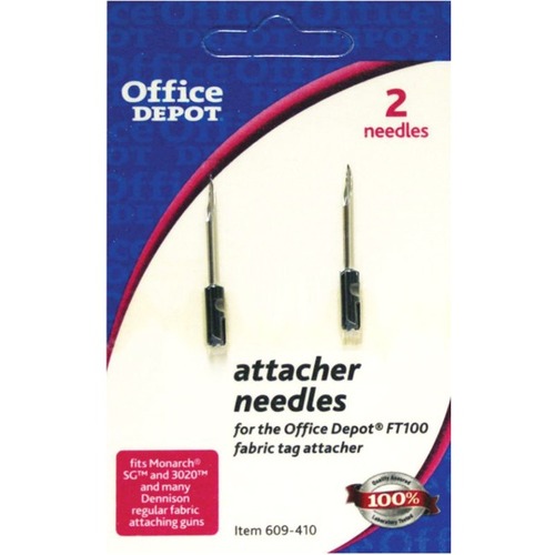 Office Depot Replacement Needles, Pack Of 2 - 2.8" x 1.4" - 2/Pack - Silver
