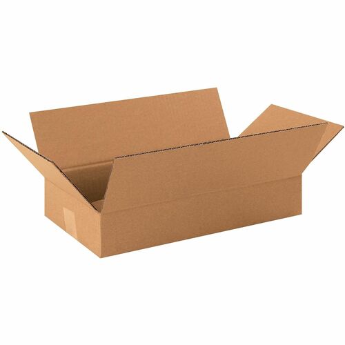 Partners Brand Corrugated Cartons, 16" x 9" x 3" , Kraft, Pack Of 25 - Internal Dimensions: - External Dimensions: Height16" Length x 9" Width x 3" Height - 200 lb - Flap Lid Closure - Standard Duty - Rugged - 32 ECT - Paper, Cardboard - Kraft - For Stora