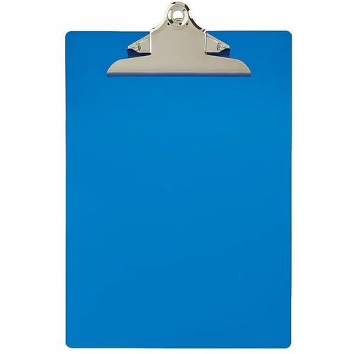 Office Depot® Brand Aluminum Clipboard, 12" x 9" , Blue - 8 1/2" x 11" Sheet Size - Butterfly Clip - Aluminum - Blue - 1
