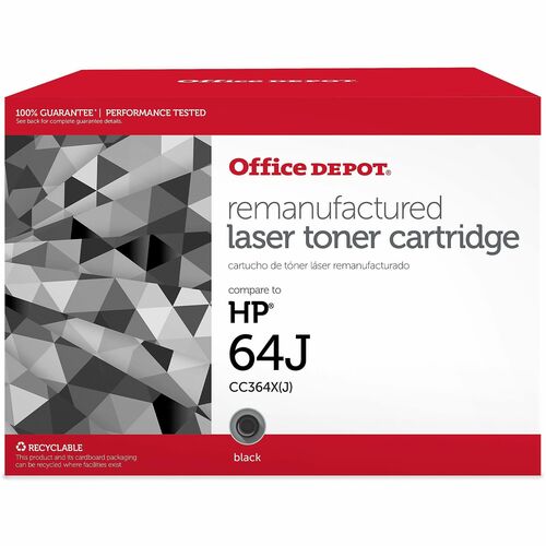 Office Depot Toner Cartridge Alternative for HP CC364X Black Ink
