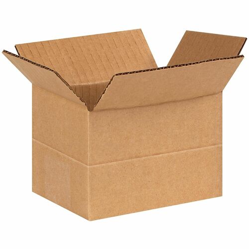 Partners Brand Multi-Depth Corrugated Cartons, 6" x 4" x 4-2" , Pack Of 25 - External Dimensions: 6" Length x 4" Width x 6" Depth x 4" Height - Standard Duty - 32 ECT - Paper, Corrugated Cardboard - Kraft - For Moving, Shipping, Storage - Recycled - 25 / 