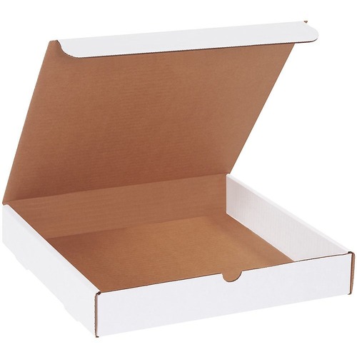 Office Depot White Literature Mailers, 12" x 12" x 2" , Pack Of 50 - Shipping - 12" Width x 12" Length - White - Paper, Cardboard, Corrugated - 50 / Pack