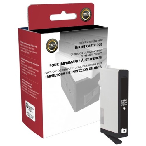 Clover Imaging Group™ Remanufactured High-Yield Black Ink Cartridge Replacement For HP 564XL, OM05304 - 550 Pages