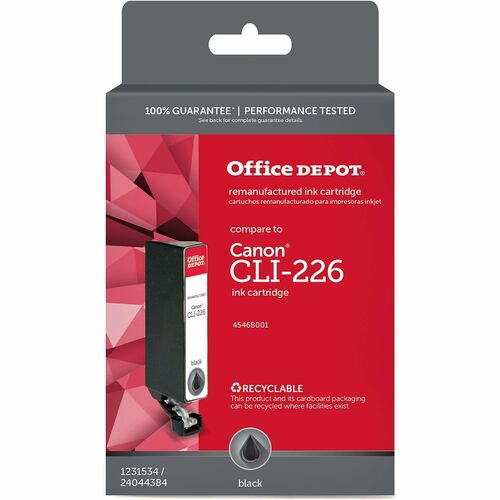 Office Depot® Brand Remanufactured Black Ink Cartridge Replacement For Canon® CLI-226, ODCLI226B - 510 Pages