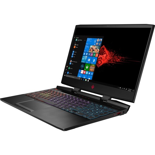 HP OMEN 15-dc1000 15-dc1030nr 15.6" Gaming Notebook - Intel Core i7 8th Gen i7-8750H - 16 GB - 1 TB HDD - 128 GB SSD - English Keyboard - Shadow Black - 1920 x 1080 - Windows 10 Home - NVIDIA GeForce RTX 2060 with 6 GB, Intel HD Graphics 630 - In-plane Sw