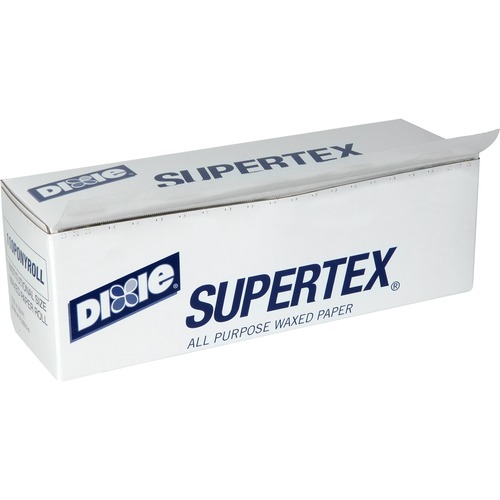 Dixie Supertex Wet Wax Sandwich Wrap by GP Pro - 12" Width x 750 ft Length - Wax Paper - Clear