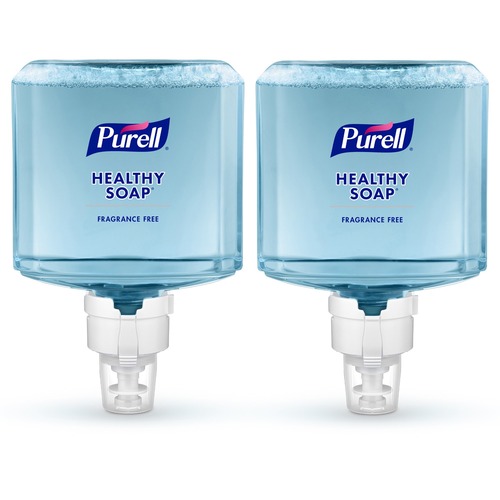 PURELL® ES8 HEALTHY SOAP™ Gentle & Free Foam - Fresh Fruit ScentFor - 40.6 fl oz (1200 mL) - Dirt Remover, Bacteria Remover - Hand, Healthcare, Skin - Moisturizing - Clear - Fragrance-free, Dye-free, Phthalate-free, Paraben-free, Triclosan-free,