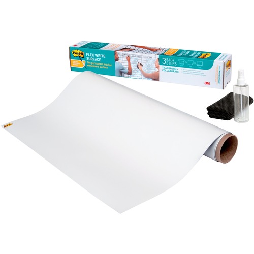 Post-it® Flex Write Surface - Rectangle - 36" (914.40 mm) Length x 24" Width - 1 / Roll