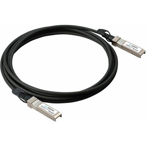 Axiom 10GBASE-CU SFP+ Passive DAC Twinax Cable Dell Compatible 3m - 9.8 ft Twinaxial Network Cable for Switch, Router, Network Device - First End: 1 x SFP+ Network - Male - Second End: 1 x SFP+ Network - Male - 10 Gbit/s - Black