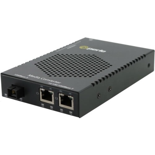Perle S-1110DHP-SC120 Transceiver/Media Converter